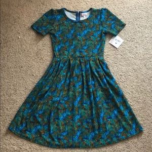 LulaRoe Small Amelia NWT tropical print
